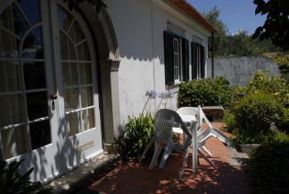 Terrasse Apparment mit Sitzecke  Portugal Urlaub Quinta