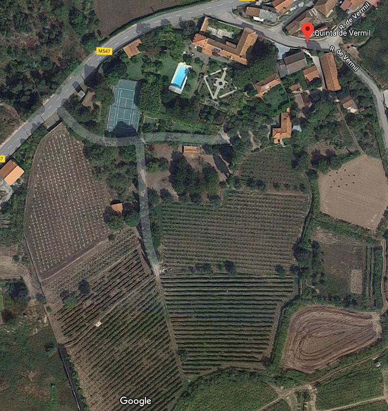Quinta de Vermil Luftbildaufnahmen - Google Urlaub in Portugal